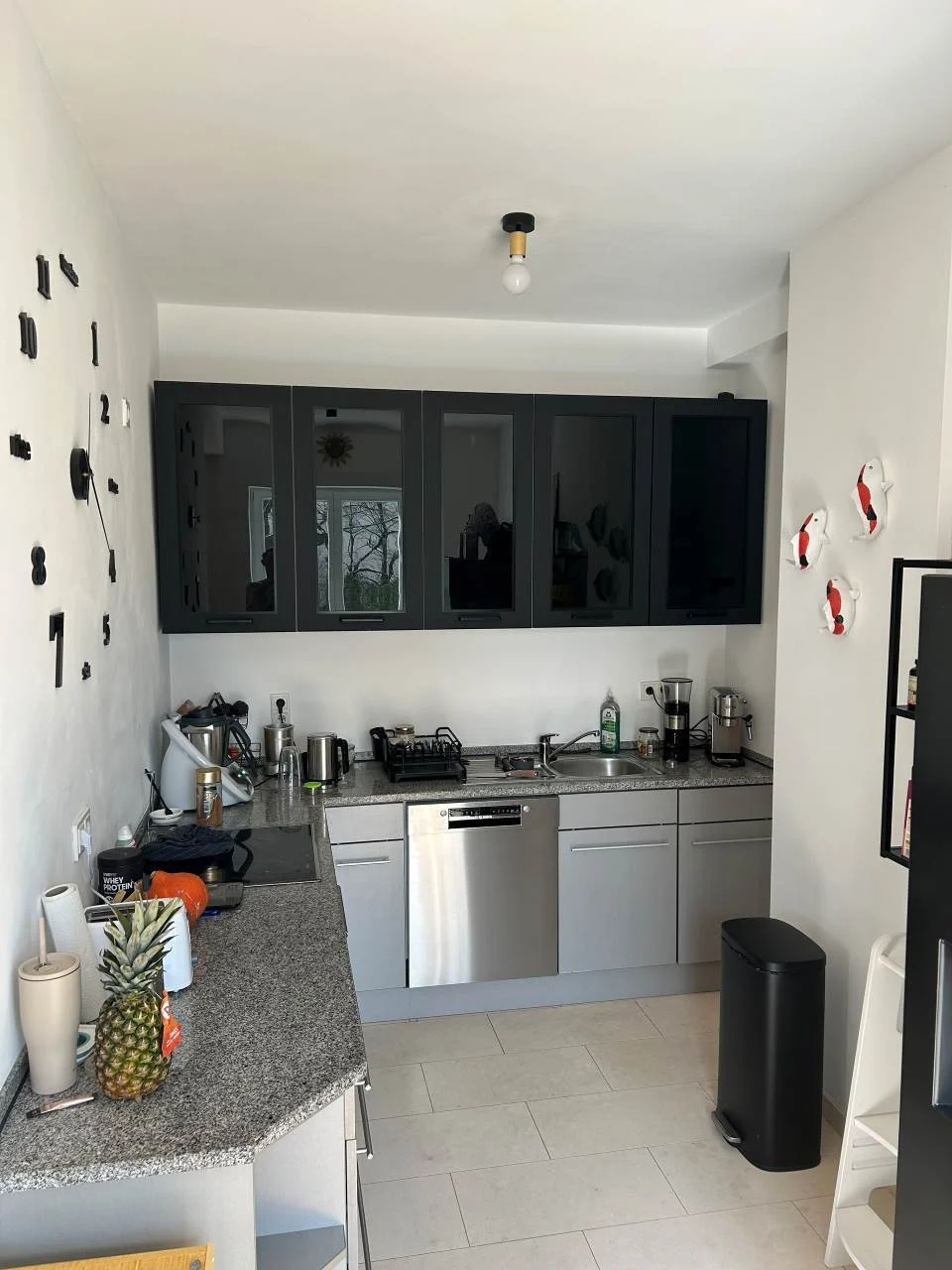 Die Villa an der Alster: Küche im 2. Obergeschoss